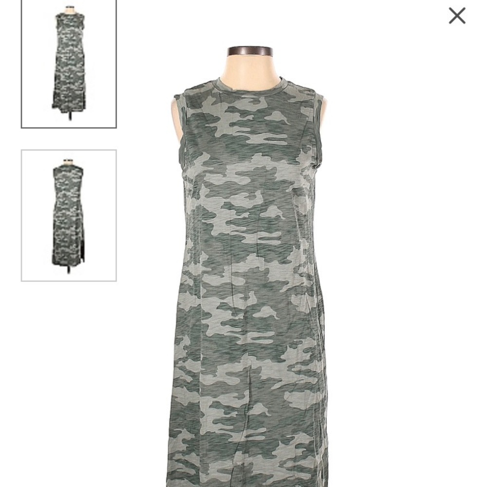 Army green universal thread dress